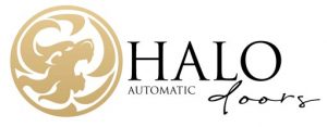 Logotipo de Halo Doors, puertas automáticas en Málaga